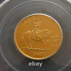 Pièce commémorative en or de 5 $ de 1995 sur la guerre civile, PCGS MS69