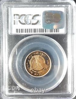 Pièce commémorative en or de 5 $ de 1997 dédiée à FDR Franklin Roosevelt, évaluée PCGS PR69 DCAM.