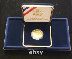 Pièce commémorative en or de 5 $ de la Seconde Guerre mondiale, preuve de 1991 à 1995, avec boîte et certificat d'authenticité. Regardez, frais de livraison gratuits.