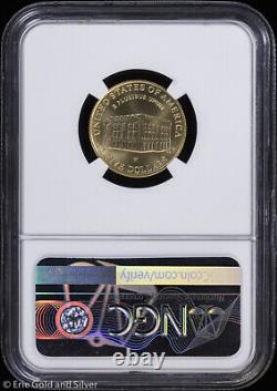 Pièce commémorative en or de 5 $ du U. S. Capitol Visitor Center de 2001 NGC MS 70