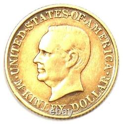 Pièce commémorative en or de dollar McKinley de 1916 G$1 Détails AU Rare pièce en or
