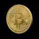 Pièce Commémorative Physique En Bitcoin Collection Couleur Or Collectible Nouveau