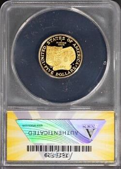 Pièce d'or Columbus de 1992-W de 5 $ PF 69 DCAM ANACS # 7625729 + Bonus