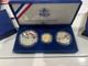 Pi&egrave;ce D&rsquo;or &Eacute;tats-unis Liberty Coins 1886 1986 Ensemble De Trois Pi&egrave;ces Proof Avec &eacute;tui