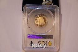 Pièce d'or Jamestown de 2007-W de 5 $, PCGS PR70 DCAM, OGP et COA