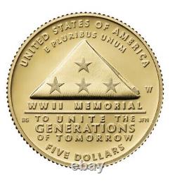 Pièce d'or Proof de 5 $ de 2024 de la plus grande génération scellée dans une boîte du US Mint PETITE ENTREPRISE