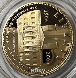Pièce d'or commémorative de 5 dollars US de l'US Mint pour le centenaire de la Liberty San Francisco de 2006