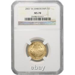 Pièce d'or commémorative de la Monnaie des États-Unis de 5 $ MS70 (Année aléatoire, PCGS ou NGC)