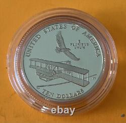 Pièce d'or commémorative du centenaire du premier vol de 2003-W de dix dollars. C-71