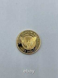 Pièce d'or de 5 $ Franklin Delano Roosevelt 1997-W