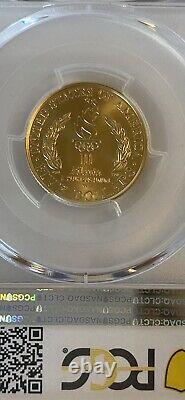 Pièce d'or de 5 dollars de 1996 avec le drapeau - Commémorative des 100 ans - PCGS MS 70 Très rare