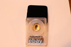 Pièce d'or de preuve Apollo 11 de 2019-W de 5 $, PCGS PR70 DCAM, OGP&COA