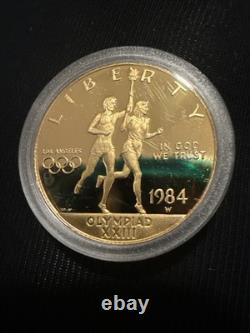 Pièce d'or des Jeux Olympiques de 1984 Monnaie de Denver