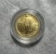 Pi&egrave;ce D&rsquo;or Du Centenaire De La Pi&egrave;ce De 25 Cents Standing Liberty De 2016 Avec Certificat D&rsquo;authenticit&eacute; Dans Sa Bo&icirc;te D&rsquo;origine