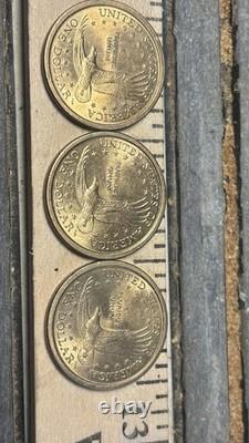 Pièce de 2000 $ Sacagawea en or, non circulée brillante