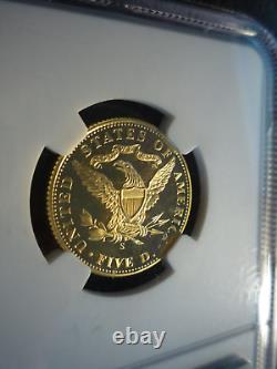 Pièce de 5 $ en or de 2006 (ngc Pf69 Ultra Cameo) Beauté de l'ancienne Monnaie de San Franc