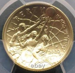 Pièce de 5 $ en or du Hall of Fame de basketball 2020 W PCGS MS 70, Autographe de Byron Scott