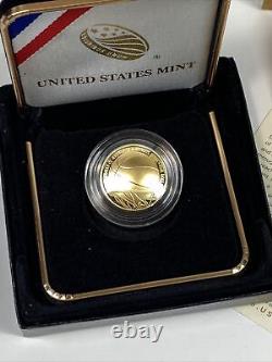 Pièce de monnaie commémorative américaine en or de 5 dollars de 2020 pour le Basketball Hall of Fame, épreuve de la Monnaie de West Point, 8,359 grammes
