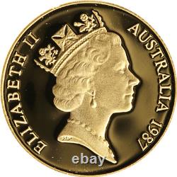 Pièce de monnaie commémorative en or de 1987 en Australie de 200 $ Arthur Phillip - 10g. 916 OGP COA