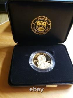 Pièce en or 24K de 1/2 oz, dollar Sacagawea W 2025, épreuve. Seulement 7500 frappées. Épuisé.