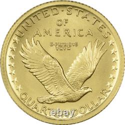 Pièce en or centenaire du quarter Standing Liberty 2016-W SP70 PCGS