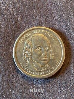 Pièce en or de 1 $ de James Madison 1809