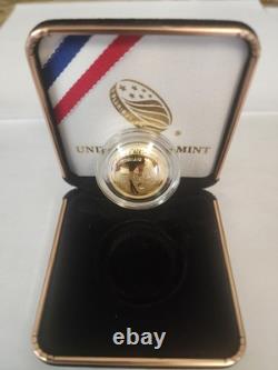 Pièce en or de cinq dollars en édition limitée commémorative du 50e anniversaire d'Apollo 11 de 2019