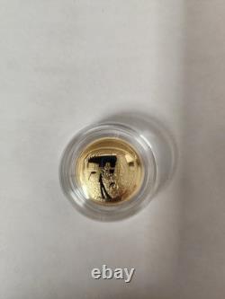 Pièce en or de cinq dollars en édition limitée commémorative du 50e anniversaire d'Apollo 11 de 2019