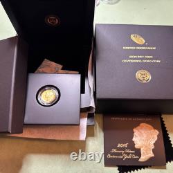 Pièce en or du centenaire du Mercury Dime de la Monnaie des États-Unis 2016, article de la Monnaie de West Point n° 16XB
