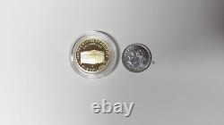 Preuve 2001-W Centre des Visiteurs du Capitole 5 $ Or Commémoratif 0,24187 oz Sans Boîte ni COA