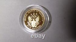 Preuve des Jeux Olympiques de 1992 - 5 $ en or commémoratif avec boîte et certificat d'authenticité