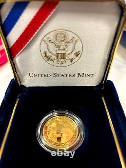 Programme de pièces commémoratives du 400e anniversaire de Jamestown 2007 - Pièce en or de 5 $ de qualité épreuve