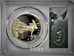 Proof 2020 V75 American Gold Eagle 1 Once $50 Pièce Pcgs Ms69