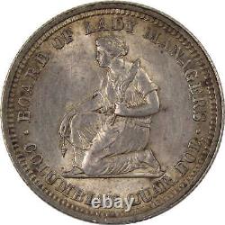 Quart de dollar commémoratif Isabella de la Colombie de 1893 en AU SKUI7390