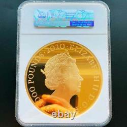 Royaume-uni 2020 Grande-bretagne James Bond Special Edition 1kg Gold Proof Coin Ngc Pf70 Uc
