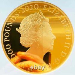 Royaume-uni 2020 Grande-bretagne James Bond Special Edition 1kg Gold Proof Coin Ngc Pf70 Uc
