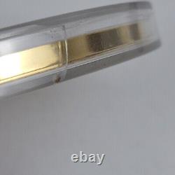 Ruée vers l'or américaine Californie Pièce en argent plaqué or 24k accentuée Jumbo 4