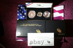 Service Des Marshals Américains 2015 225e Anniversaire Commémoratif Gold&silver 3 Coin Set