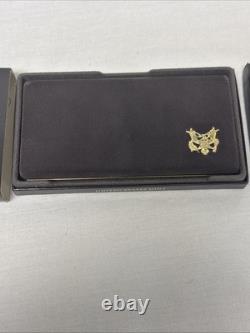 Set de Preuves Congressionnelles Américaines de 1989 avec 3 Pièces : Or 5 $, Argent 1 $, demi