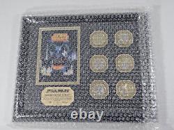 Set de pièces commémoratives en or 24 carats Star Wars Disney Weekend avec surcharge en or 24 carats LE 140/250