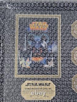 Set de pièces commémoratives en or 24 carats Star Wars Disney Weekend avec surcharge en or 24 carats LE 140/250