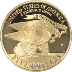 Stade des Jeux Olympiques d'Atlanta Commemoratif 1995 W Proof Or 5 $