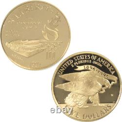 Stade des Jeux Olympiques d'Atlanta Commemoratif 1995 W Proof Or 5 $