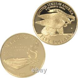 Stade des Jeux Olympiques d'Atlanta Commemoratif 1995 W Proof Or 5 $