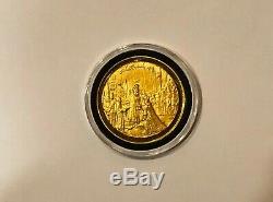 Tres Rare Shah Impératrice Coronation Médaillon D'or Commémorative 50 G Coin 1967-1968