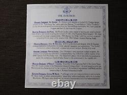US Mint 1992 Jeux olympiques Ensemble de preuves de 3 pièces de monnaie de 5 $ en or et en argent de West Pt