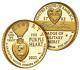 Us American $5 Dollars Proof Gold Coin, Honor National Du Cœur De Purple, 2022