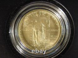 W Standing Liberty 2016 1/4oz Quarter Gold Centennial Commemorative Coin Ogp